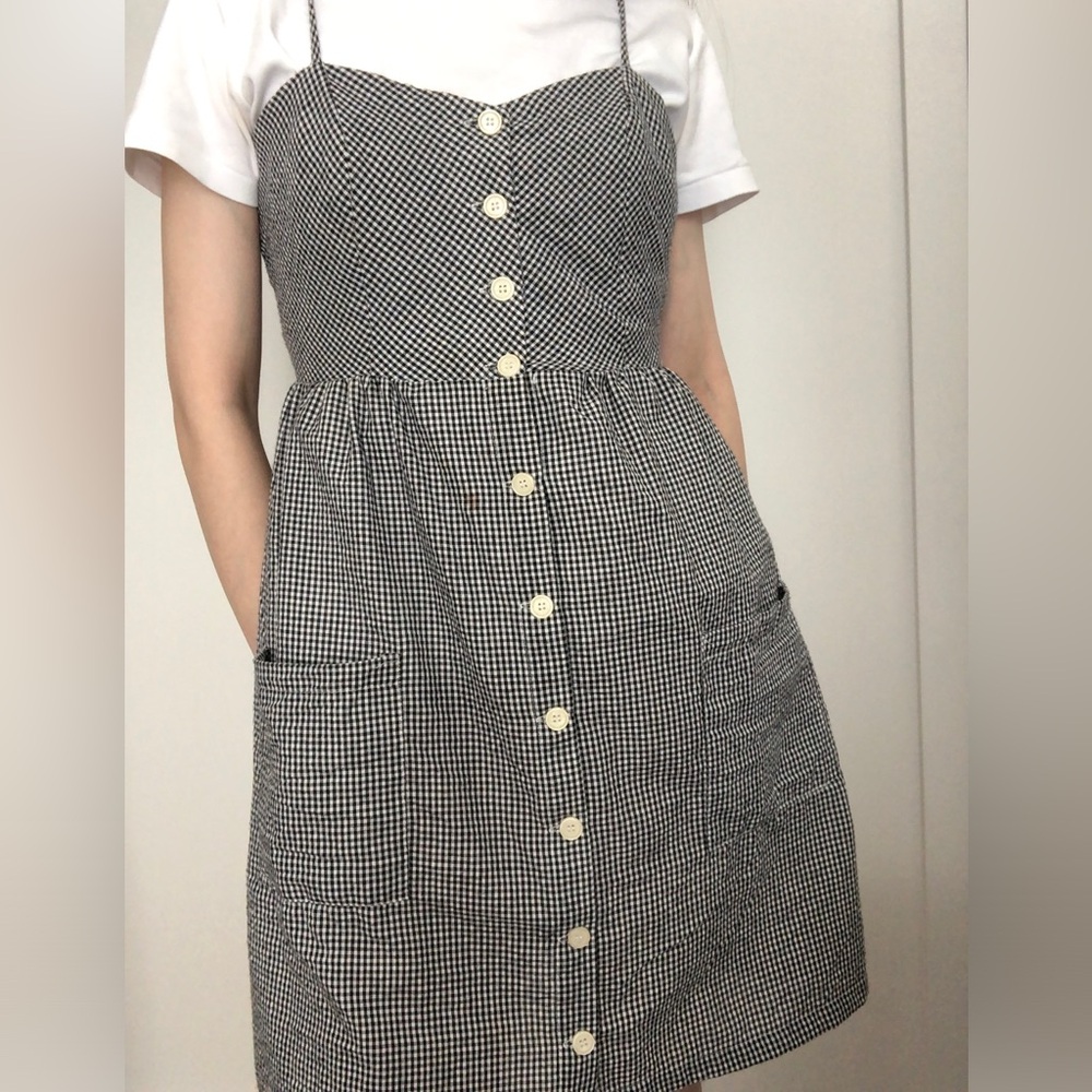 Black and White Checkered Dress